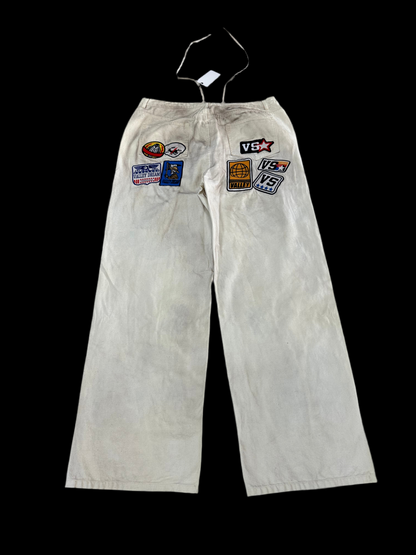 Vale 1980s Painter Pants ‘White’