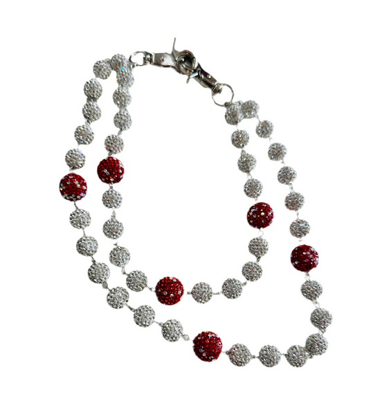 Crystal Wallet-Chain ‘Red/Silver’