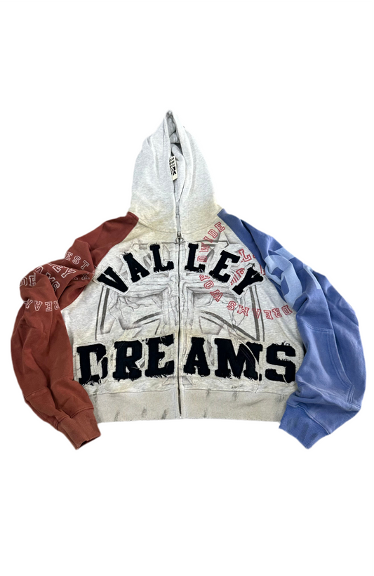 Vale Reworked Zip-Up ‘Heather Grey’