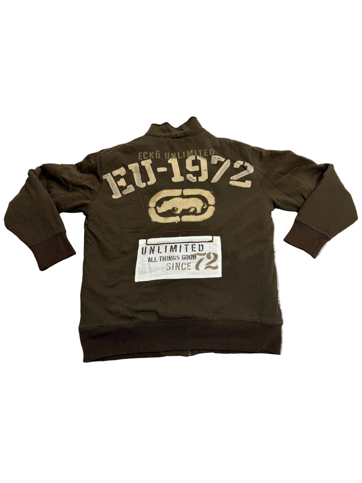 Eckō LS Zip-Up ‘Brown’