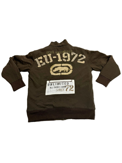 Eckō LS Zip-Up ‘Brown’