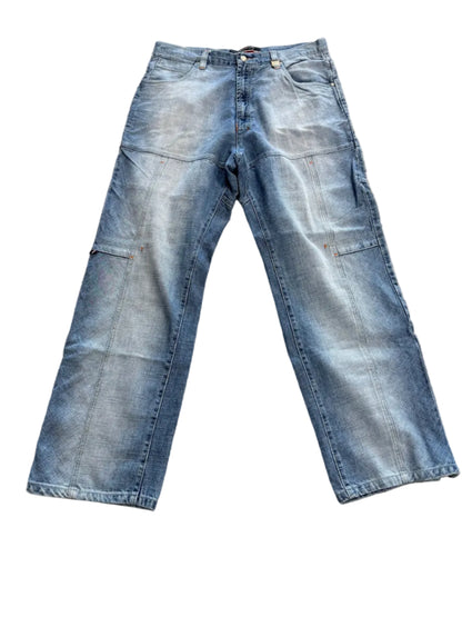 Phat Farm Wide-Leg Jeans ‘Light Wash’