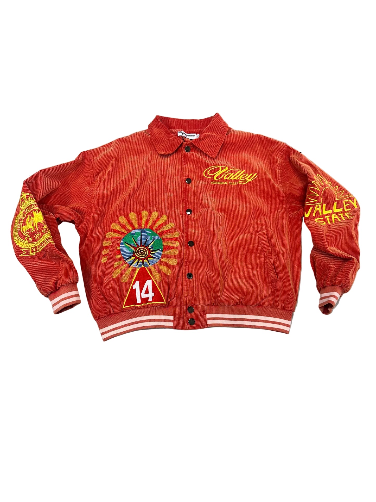 Vale Corduroy Bomber Jacket ‘Orange’