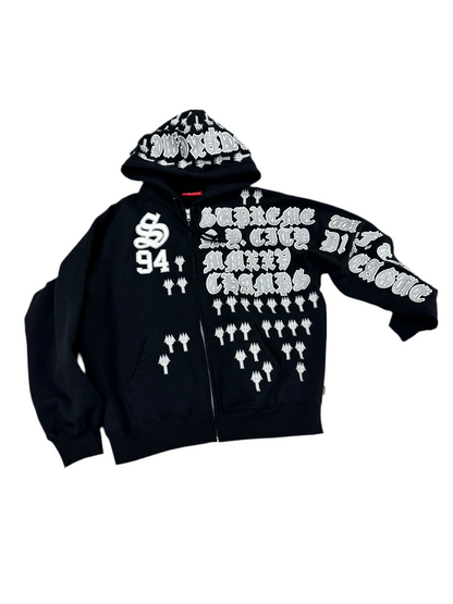 Supreme Zip-Up Sweat Suit ‘Black’