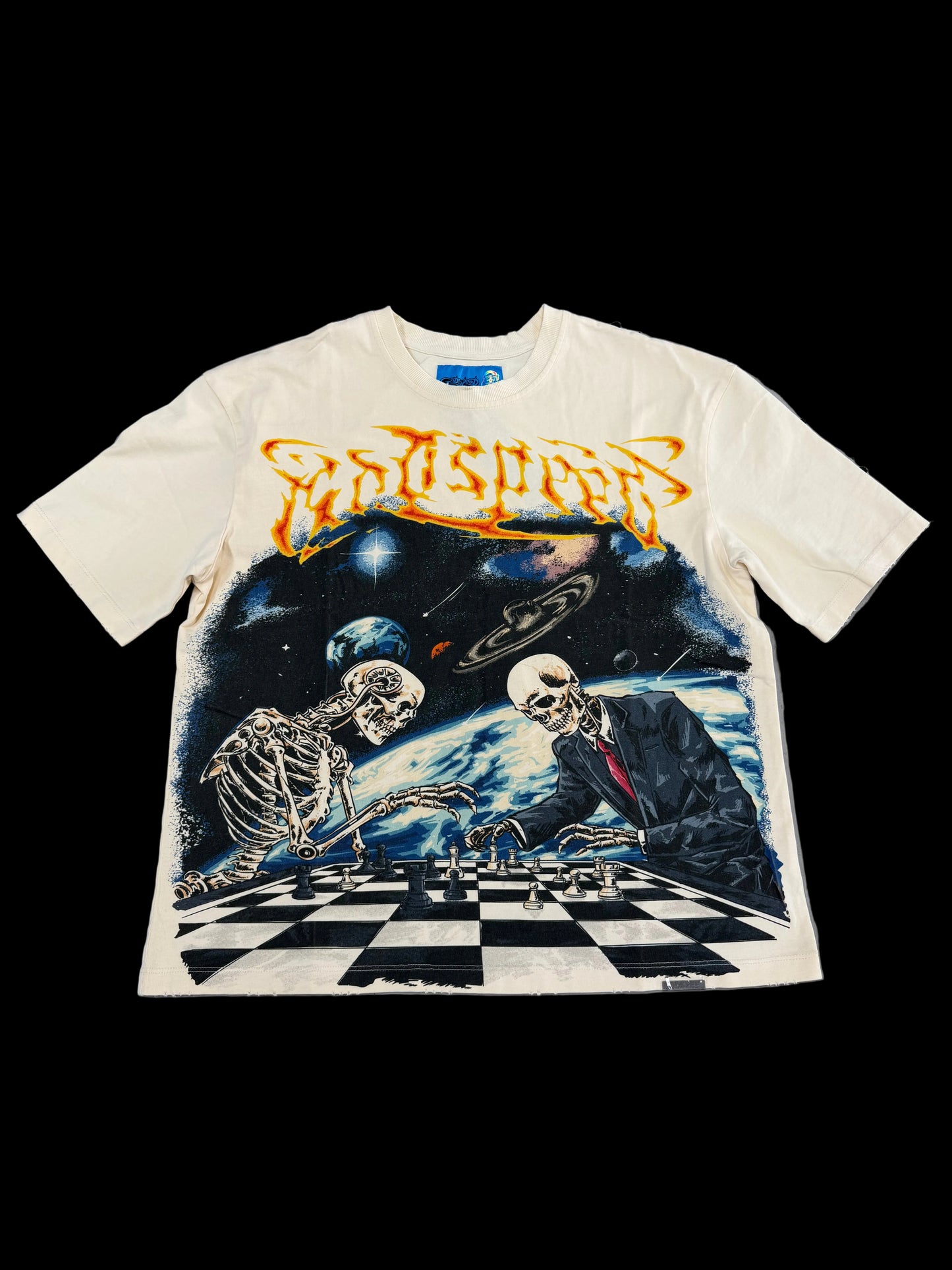 Godspeed Chess Tee ‘Cream’