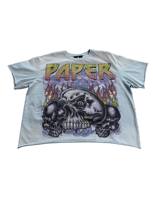 Paper Money Bling Tee ‘Light Blue’