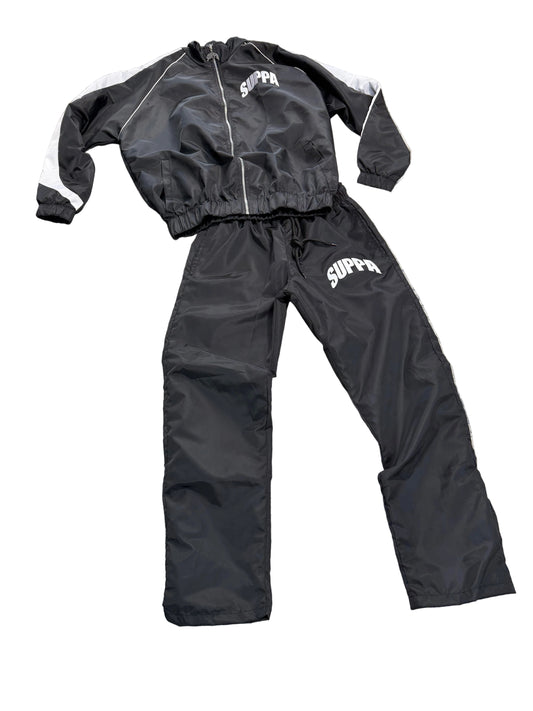 Suppa Tracksuit Set ‘Black/White’