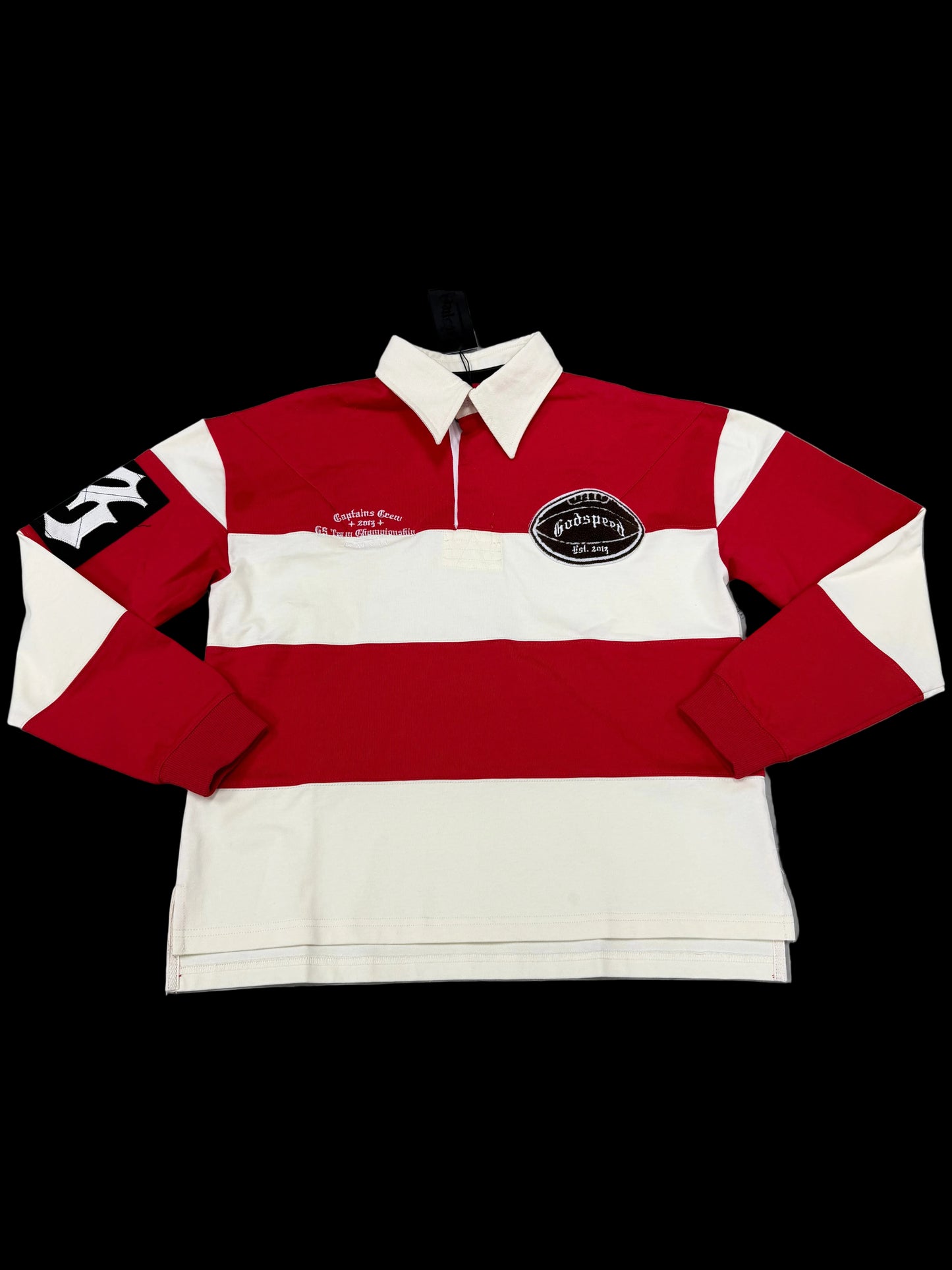 GodSpeed Rugby LS ‘White/Red’