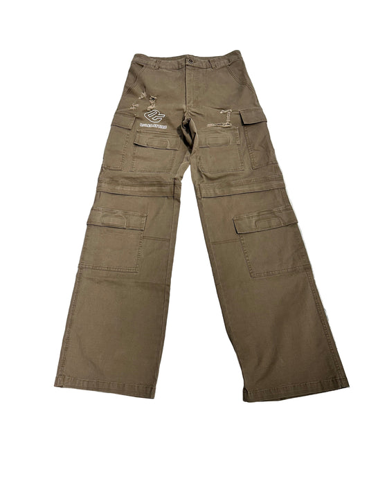 Ruler Attire Cargo Pants ‘Brown’