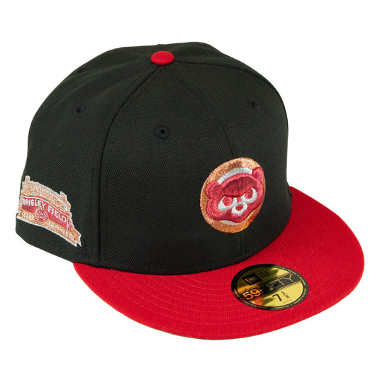 Chicago Cub Fitted 7 3/8 ‘Black/Red’