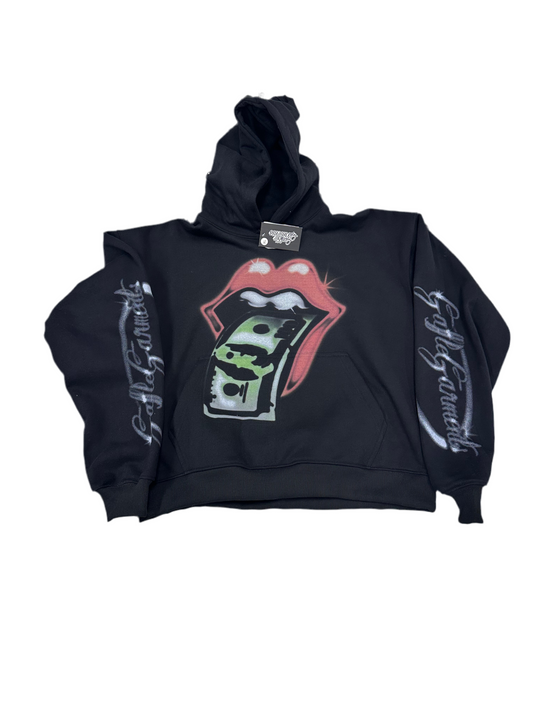 Gaffle Garment Kiss Hoodie ‘Black’