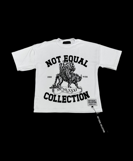 Not Equal Collection Logo Tee ‘White’