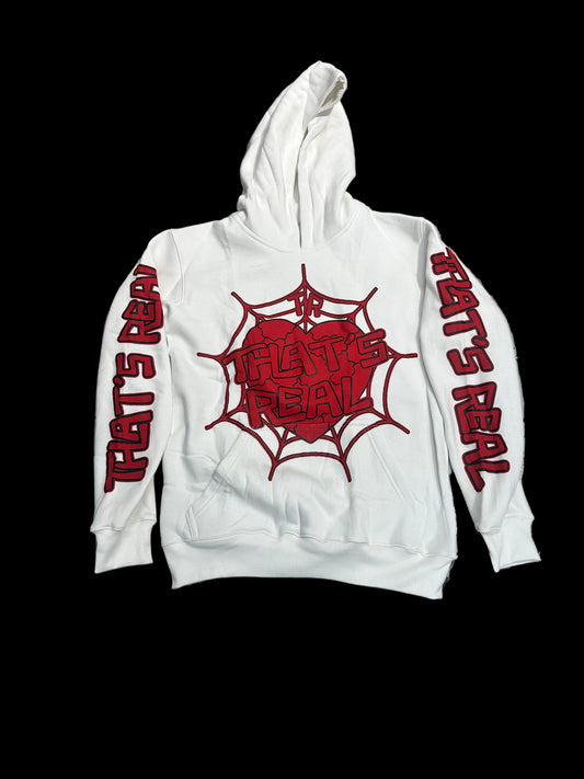 That’s Real Mutual Hoodie ‘White/Red’