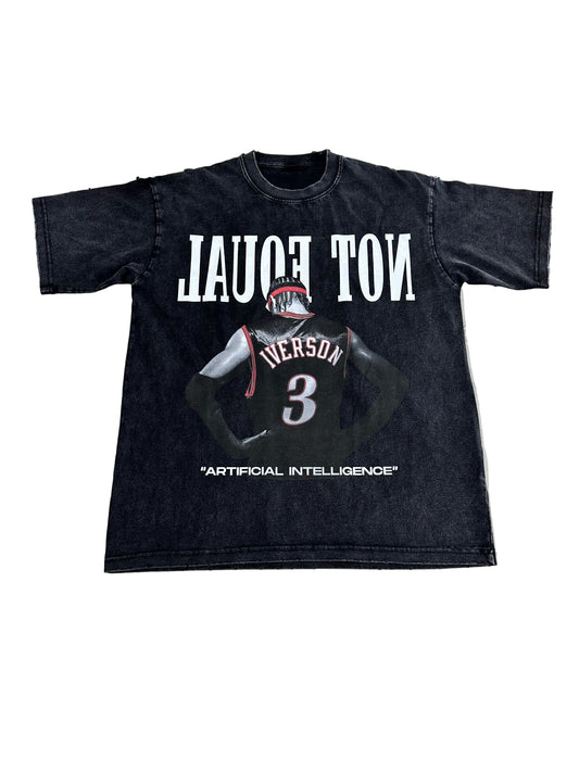 Not Equal Allen Iverson Tee ‘Ash Black’