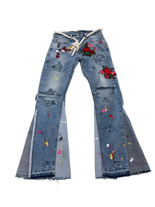 AfterLife Floral ‘Distressed Light Blue’