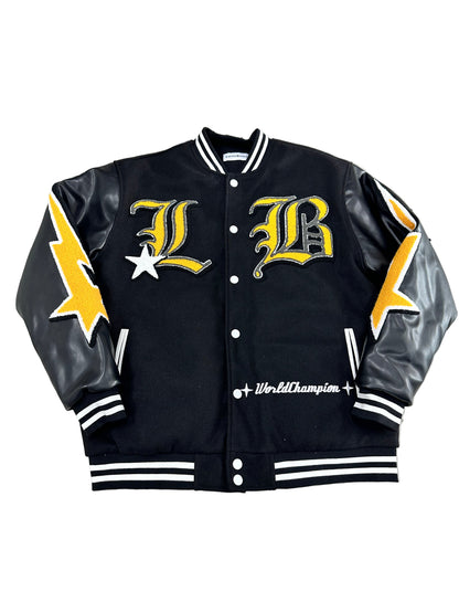 Love & Blessed Letterman ‘Black/Yellow’
