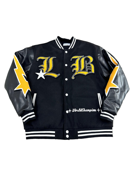 Love & Blessed Letterman ‘Black/Yellow’