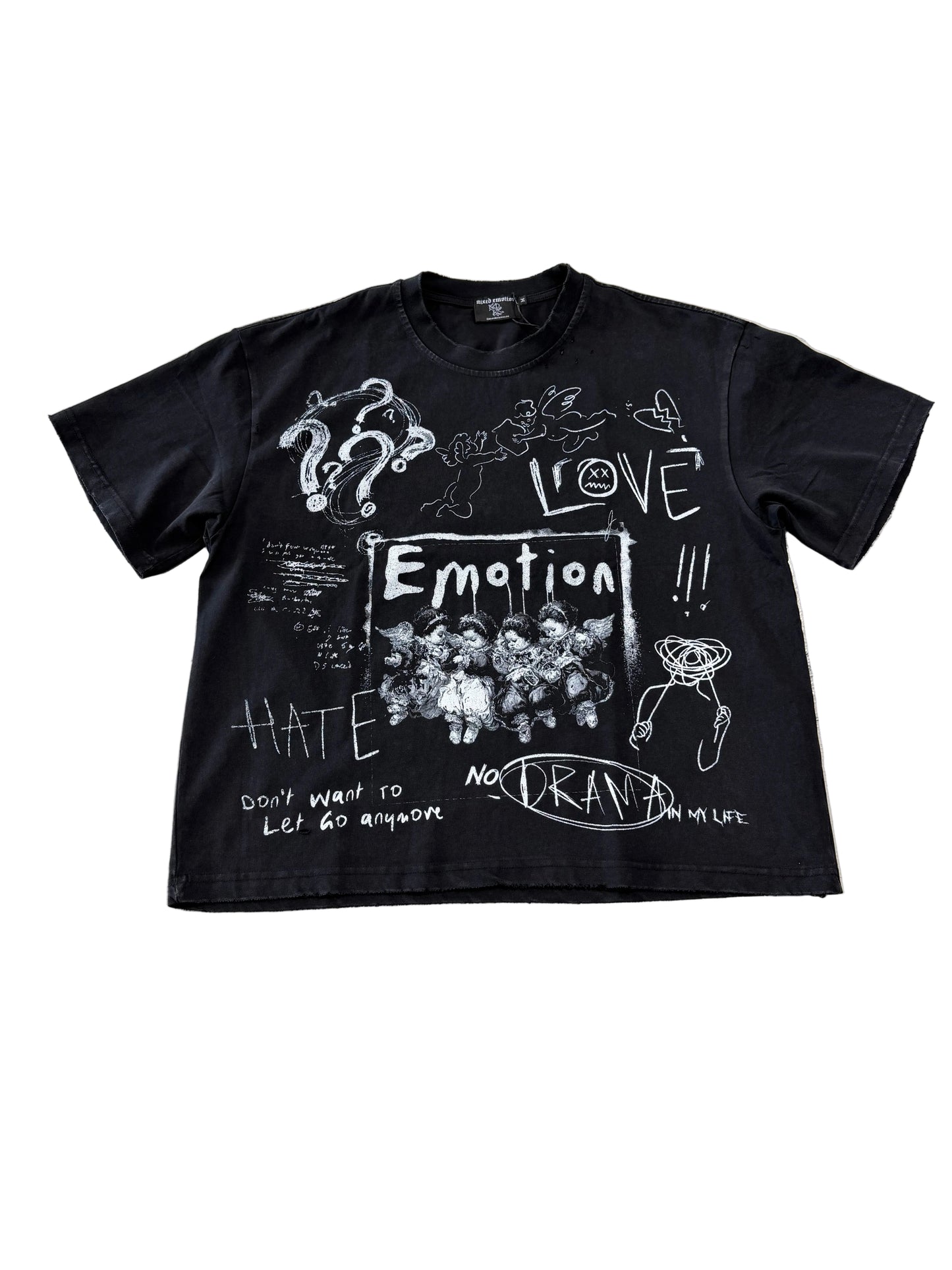 Mixed Emotion No Drama Tee ‘Black/White’