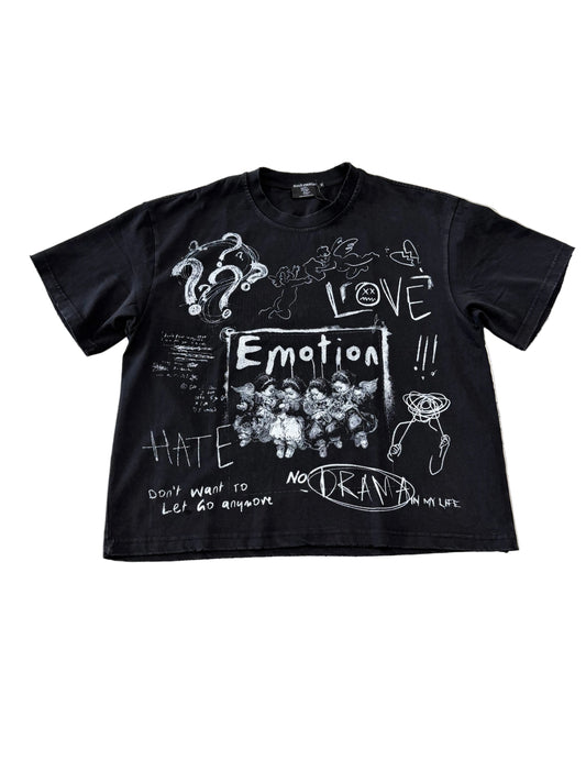 Mixed Emotion No Drama Tee ‘Black/White’