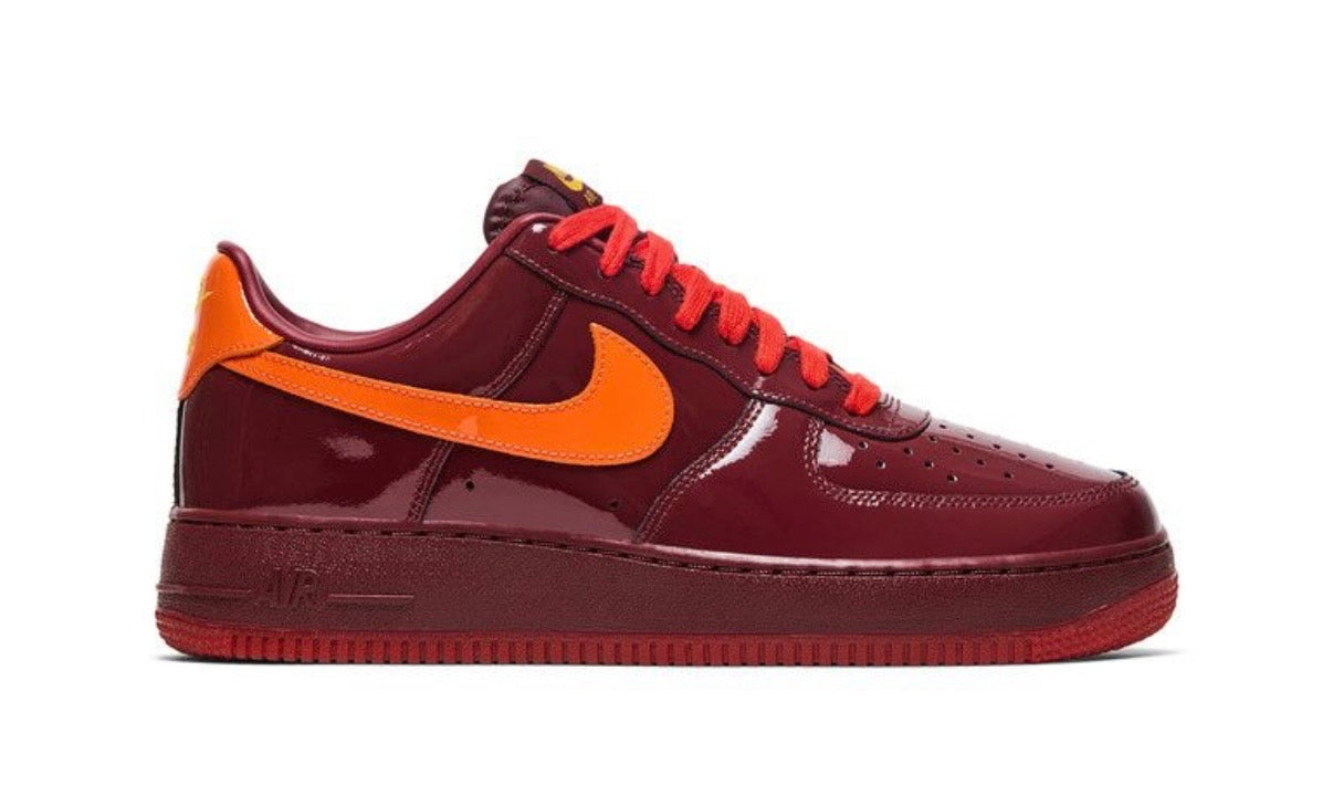 Nike Air Force 1 Low 'Patent Leather Dark Team Red'