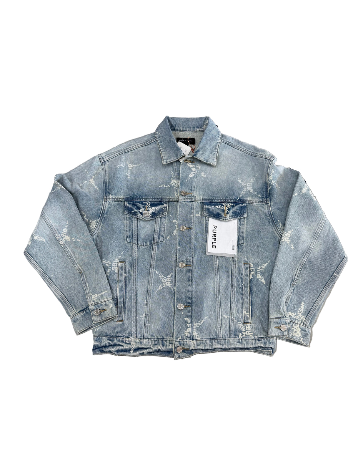 Purple Denim Jacket ‘Light Wash’