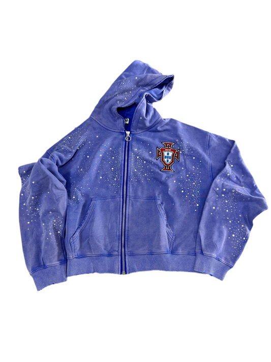 Vale Valley Dreams Zip-Up ‘Blue’