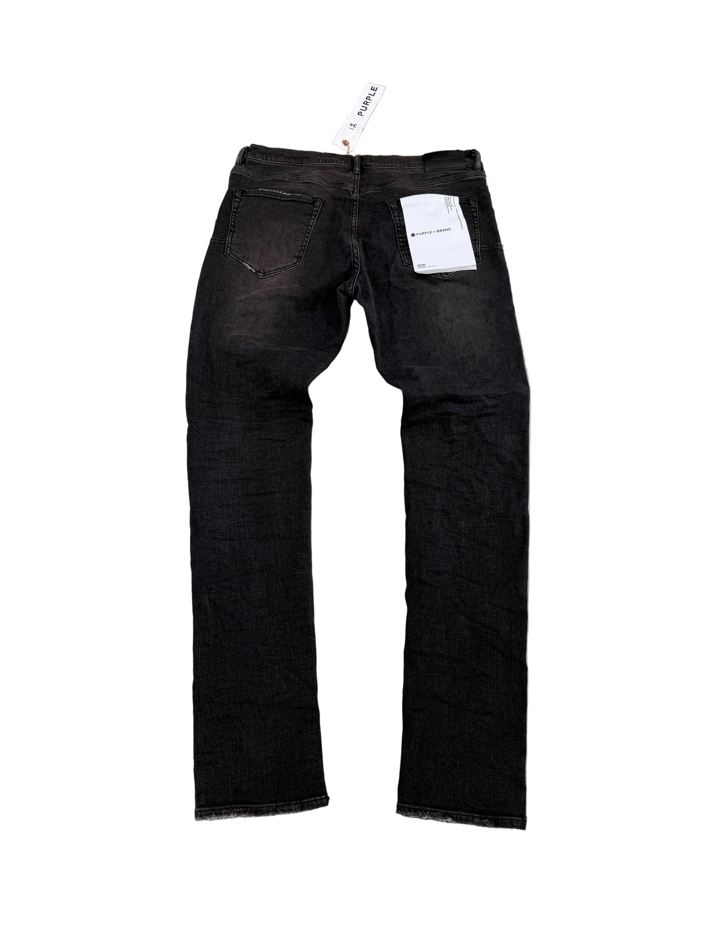 Purple Jeans P001 ‘Distressed Painter Black’