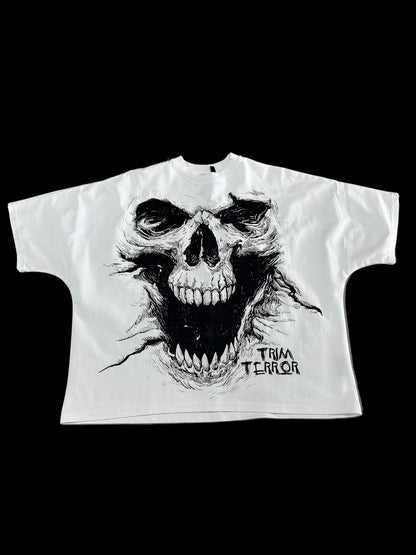 Trim World Terror Tee ‘White/Black’