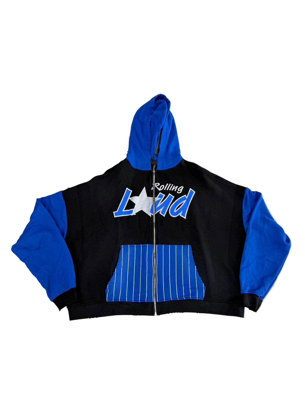 Triple7s Zip-Up ‘Black/Blue’