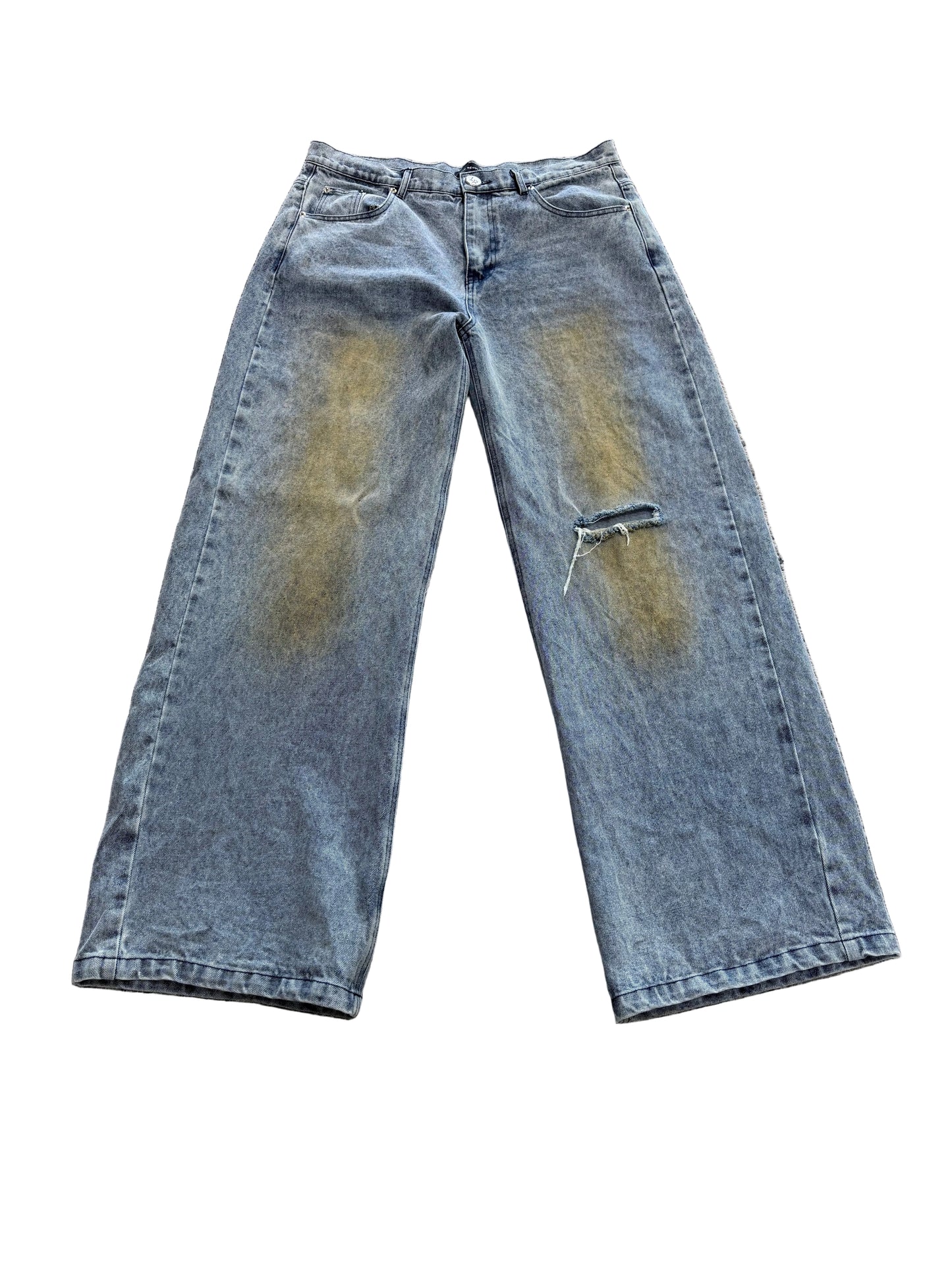 Lutte Révoltée Distressed Jeans ‘Light Blue’