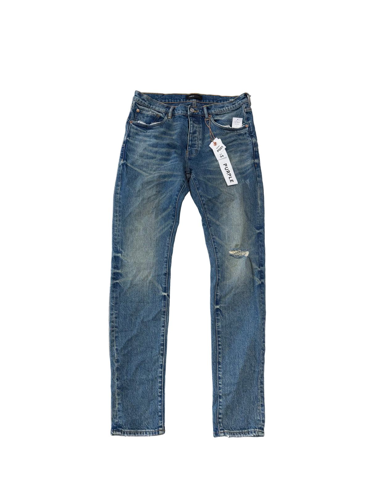 Purple Skinny Jeans ‘Medium Wash’