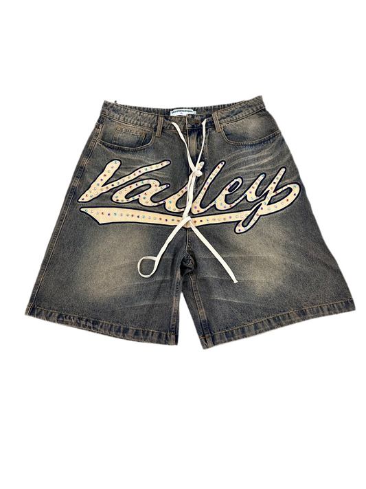 Vale Skittle Bling Jorts ‘Rust Wash’