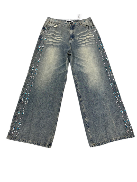 Vale Bling Pants ‘Medium Wash’