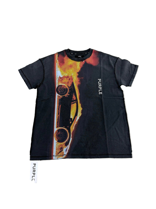 Purple Brand Tee ‘Black’