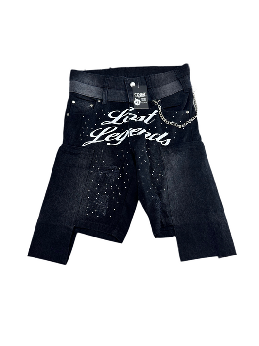LostLegends Jorts ‘Black’