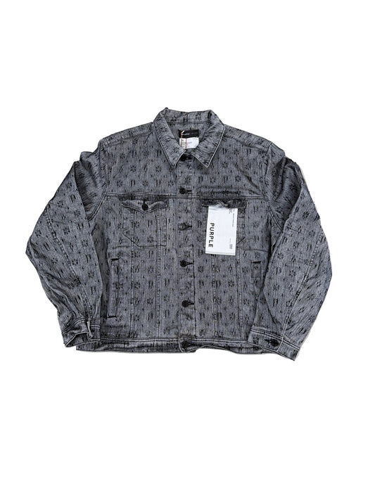 Purple Denim Jacket ‘Black’