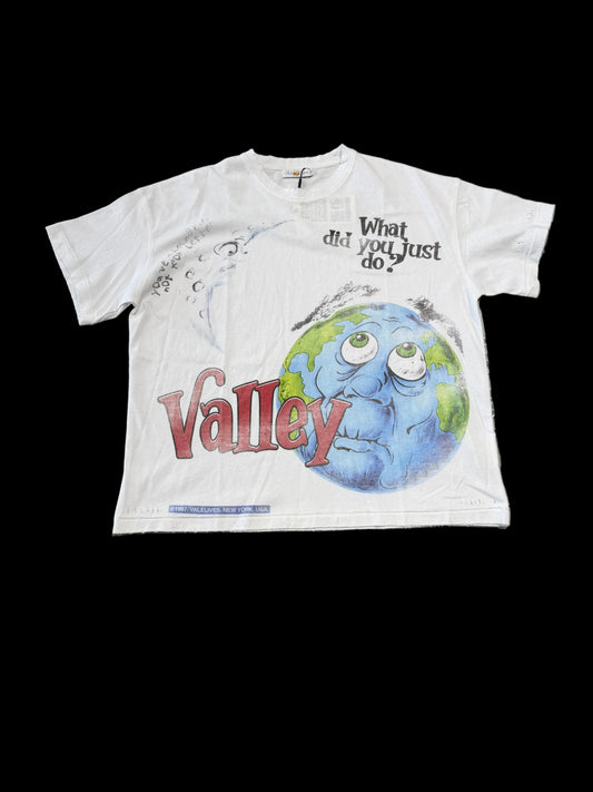 Vale Face The World Tee ‘White’