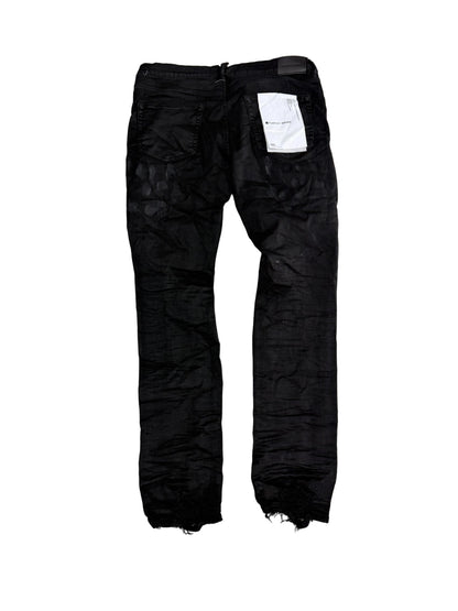 Purple Brand Distressed Skinny Jeans ‘Washed Black’