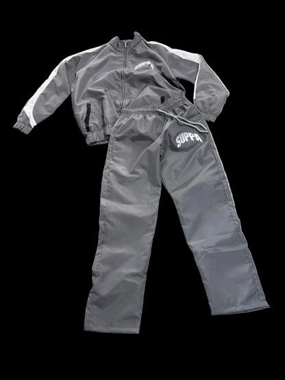 Suppa Tracksuit Set ‘Gray/White’