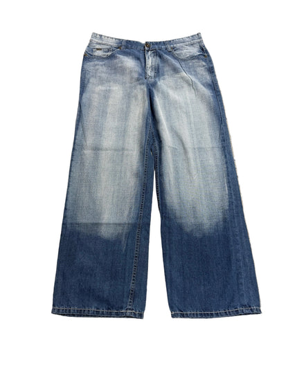 Eckō Wide-Leg Jeans ‘Bleached Wash’