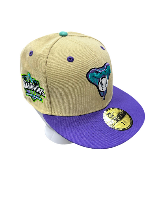 Arizona Diamondbacks Fitted 7 1/2 ‘Tan/Purple’