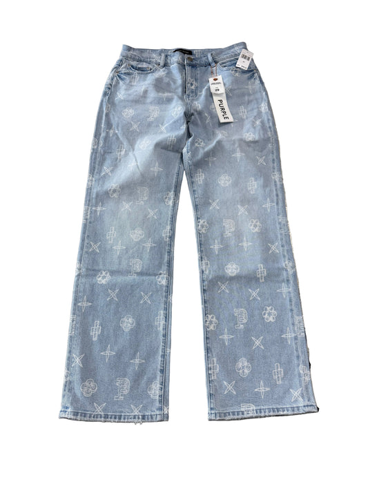 Purple Brand Sketch Mid-Rise Straight Jeans ‘Light Wash’