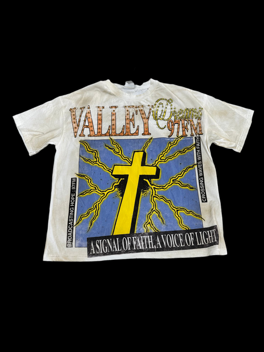 Vale Bling Lightning Cross Tee ‘White’