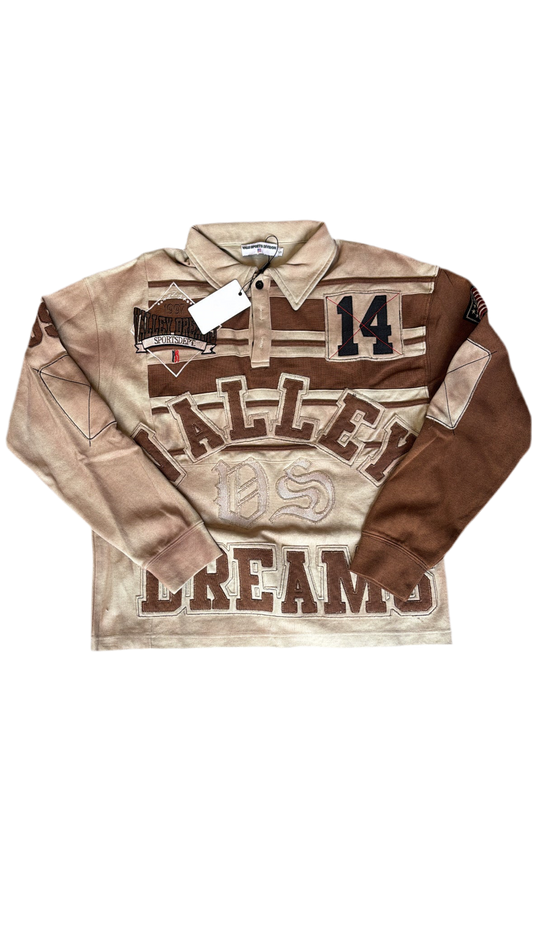 Vale Rugby Polo ‘Brown’