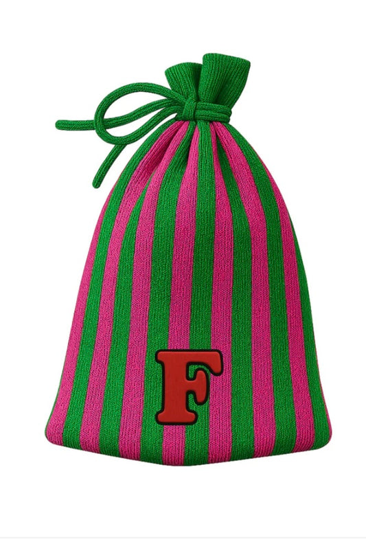 FATSWAG Pinstripe Beanie ‘Barney’