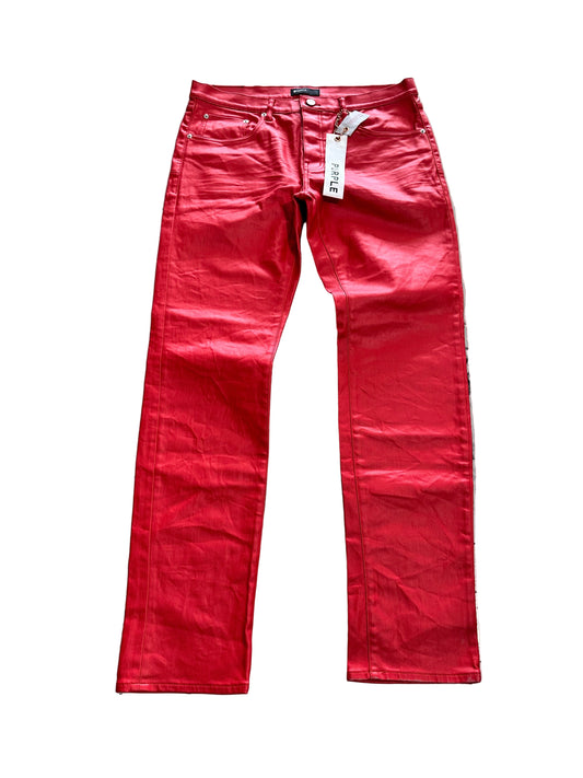 Purple Jeans Leather ‘Red’