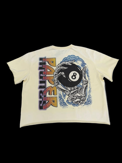 Paper Money EightBall Eyes Tee ‘Cream’