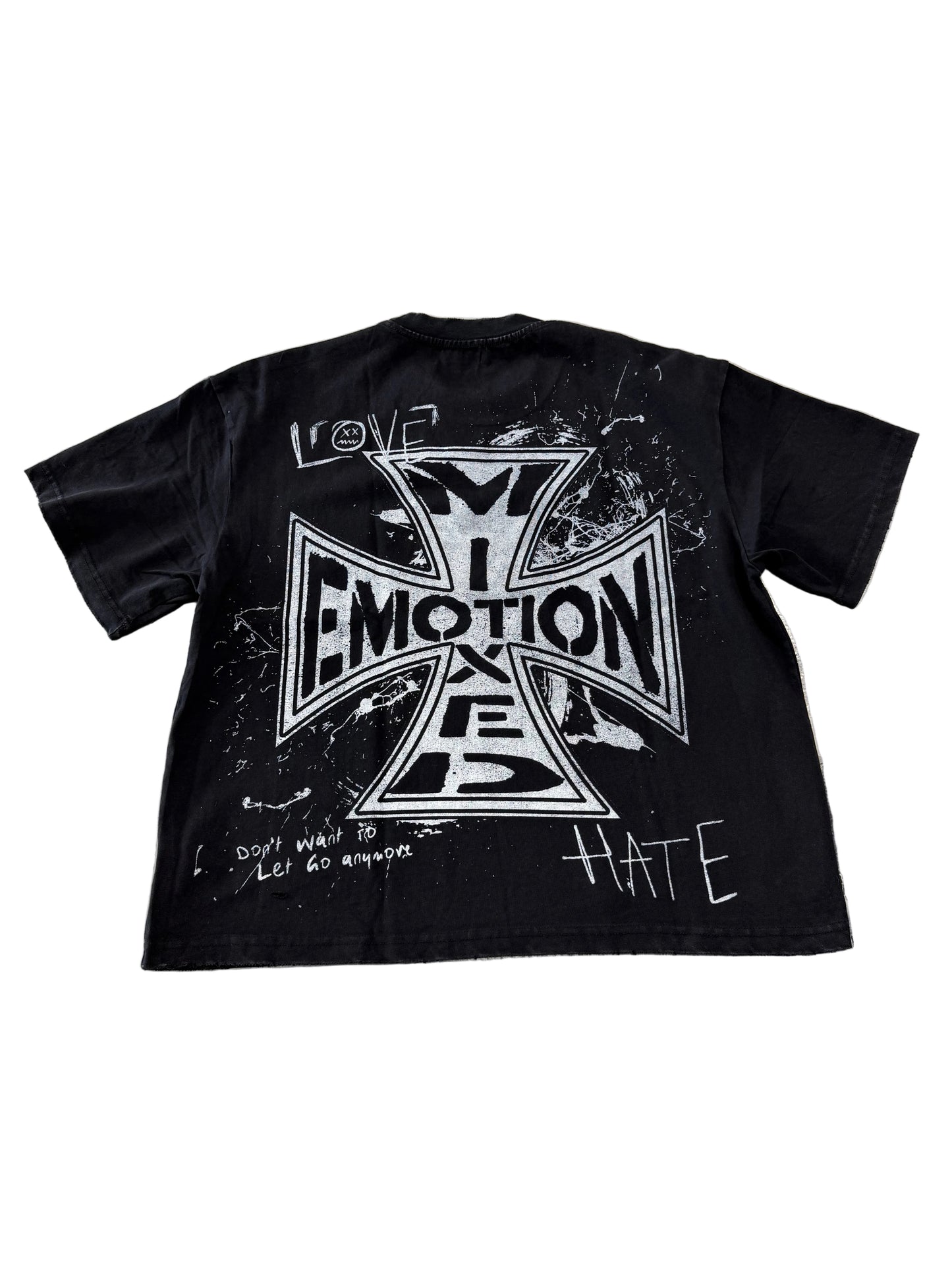 Mixed Emotion No Drama Tee ‘Black/White’