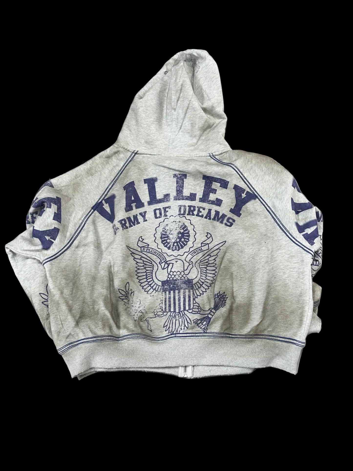 Vale Zip-Up Jacket ‘Grey/Blue’