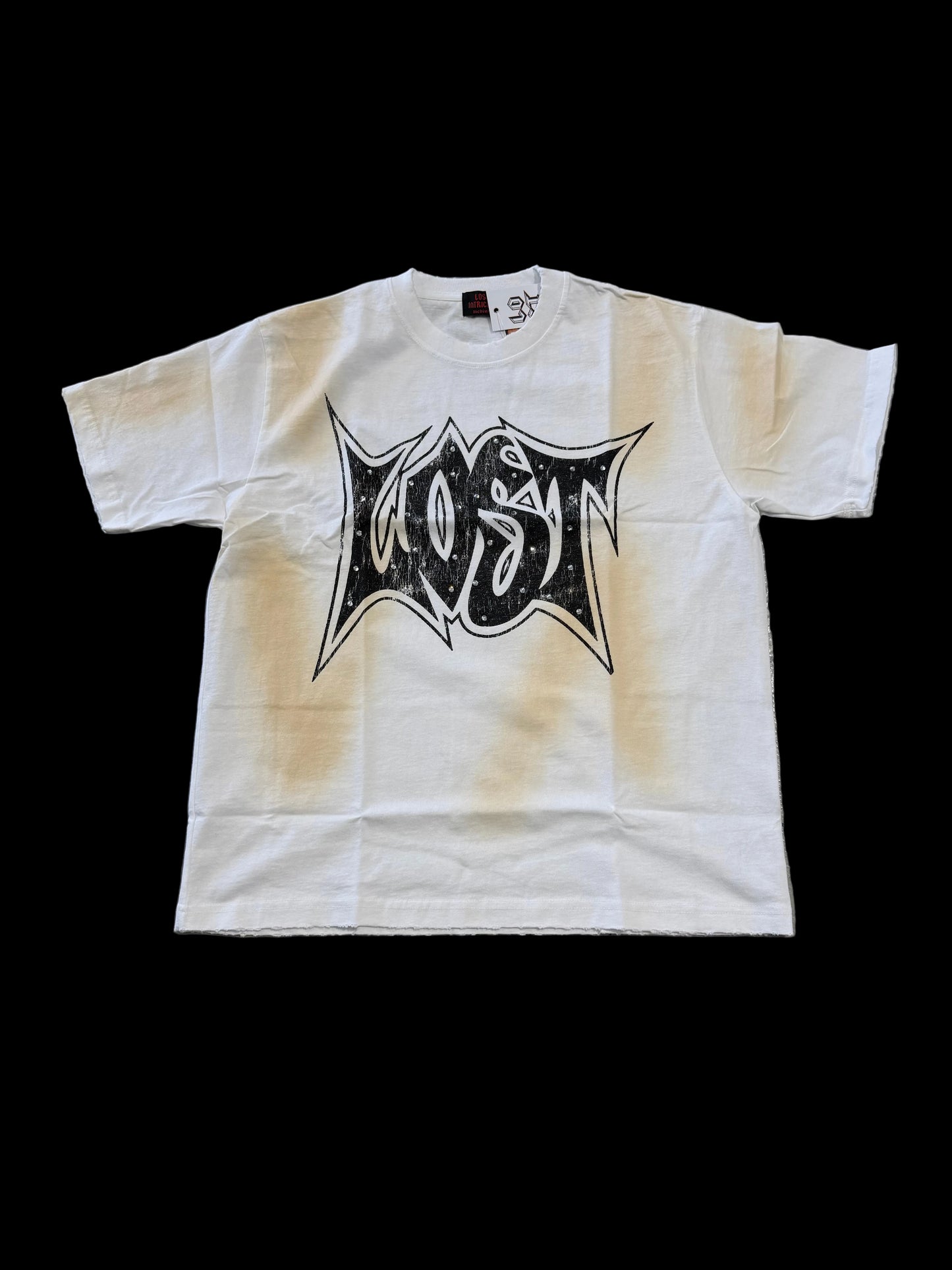 Lost Intricacy Logo Tee ‘Frayed White’